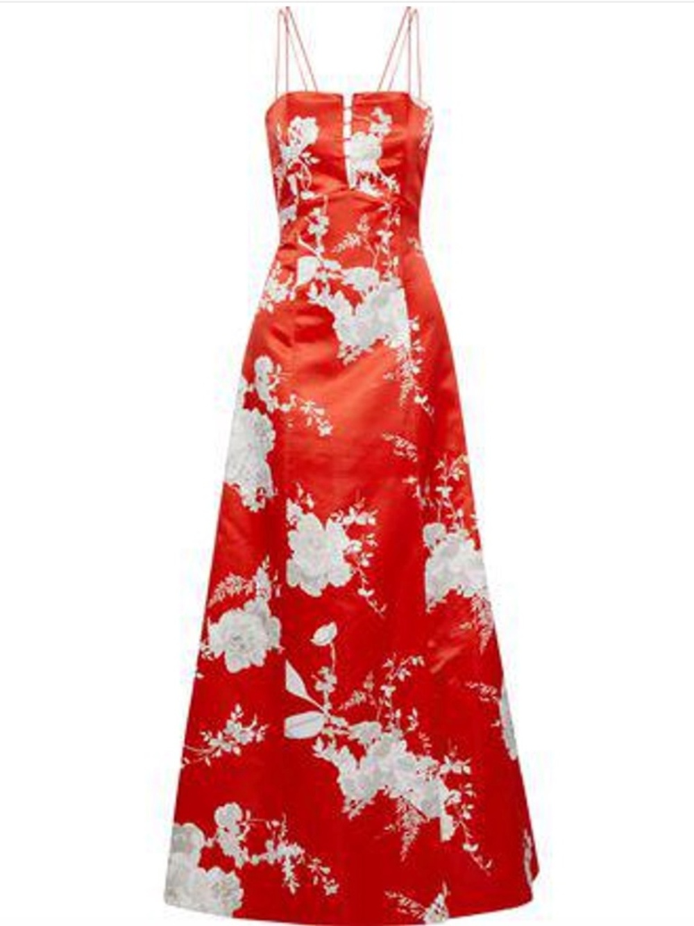 Alice + Olivia Rai Red Floral Bustier Gown -  2 🌟